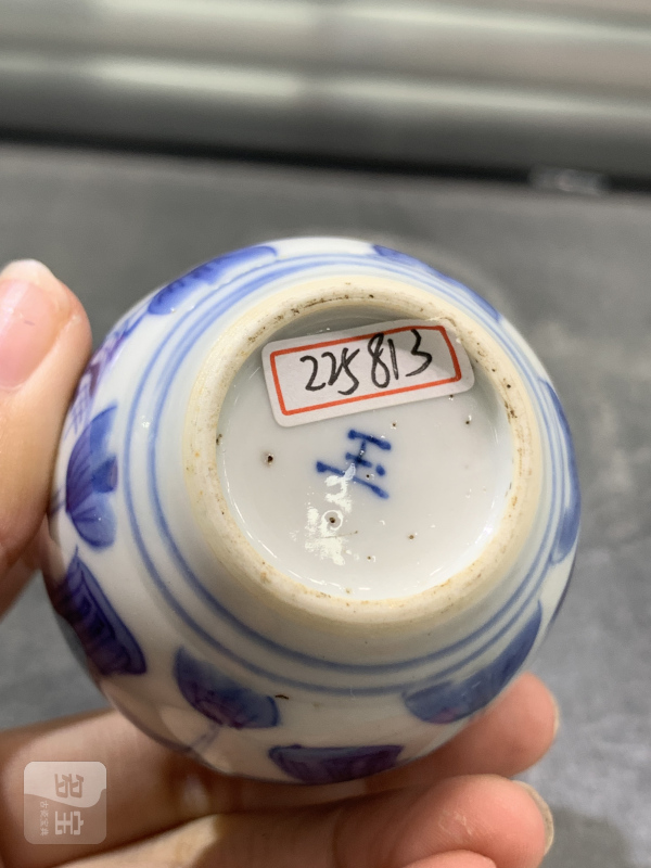 清康熙青花四美图瓜棱小葫芦瓶 - 图10